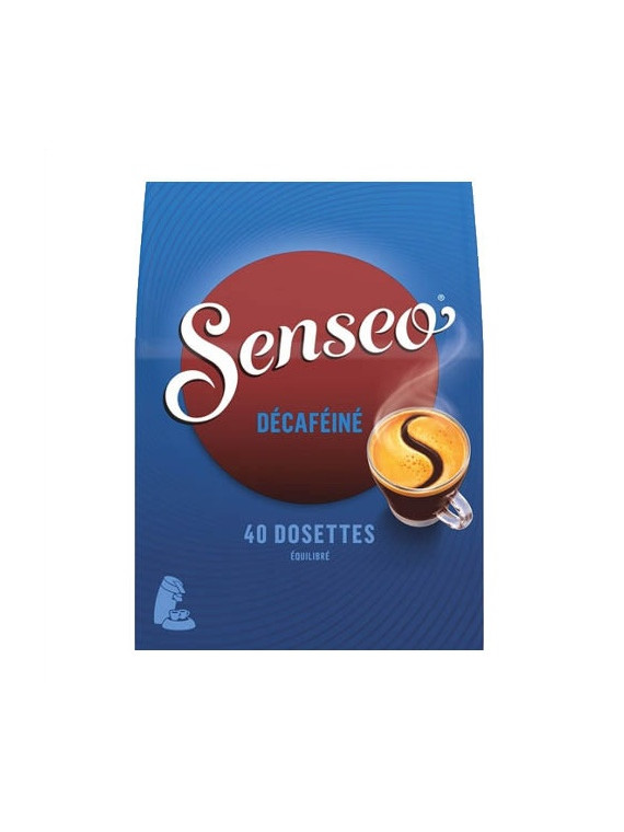 Café dosettes Senseo Décaféiné - Le sachet de 40