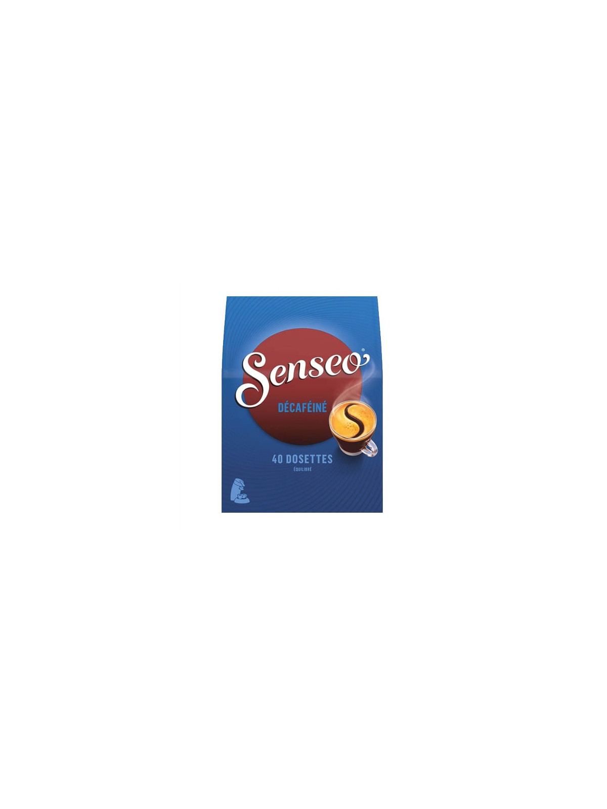 Café dosettes Senseo Décaféiné - Le sachet de 40