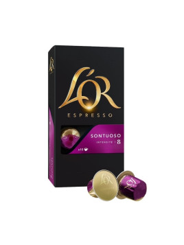 Café capsules L'Or Espresso Sontuoso classique - Nespresso compatibles - La boîte de 10