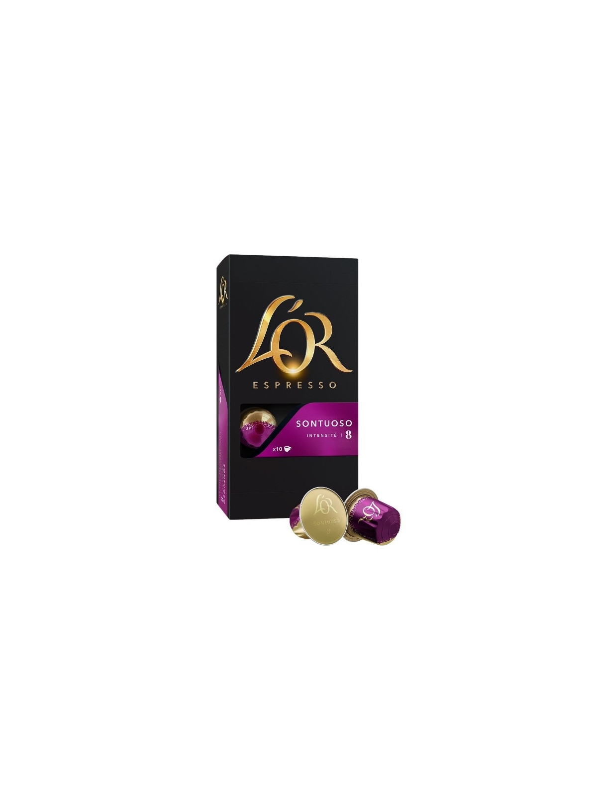 Café capsules L'Or Espresso Sontuoso classique - Nespresso compatibles - La boîte de 10