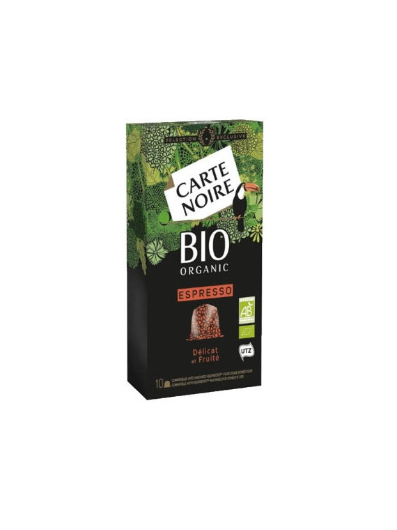Capsules espresso Carte Noire BIO - Le lot de 10