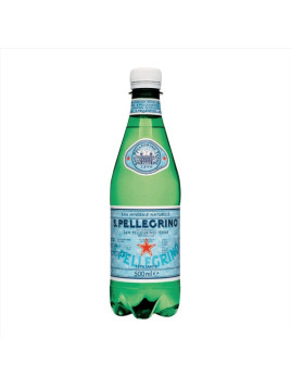 Eau minérale naturelle gazeuse SAN PELLEGRINO 50 cl - Le carton de 24 bouteilles