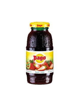 Jus de fruits PAGO Fraise 20 cl - Le pack de 12 bouteilles
