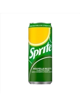 Boisson gazeuse aux arômes de citron vert SPRITE 33cl - Le pack de 24 canettes