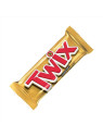 Barre biscuit nappage caramel chocolat TWIX 50g - Le lot de 32