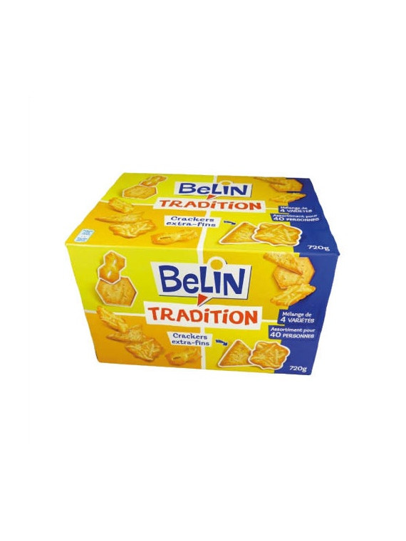 Biscuits Crackers Réception BELIN assortis - La boîte de 380g