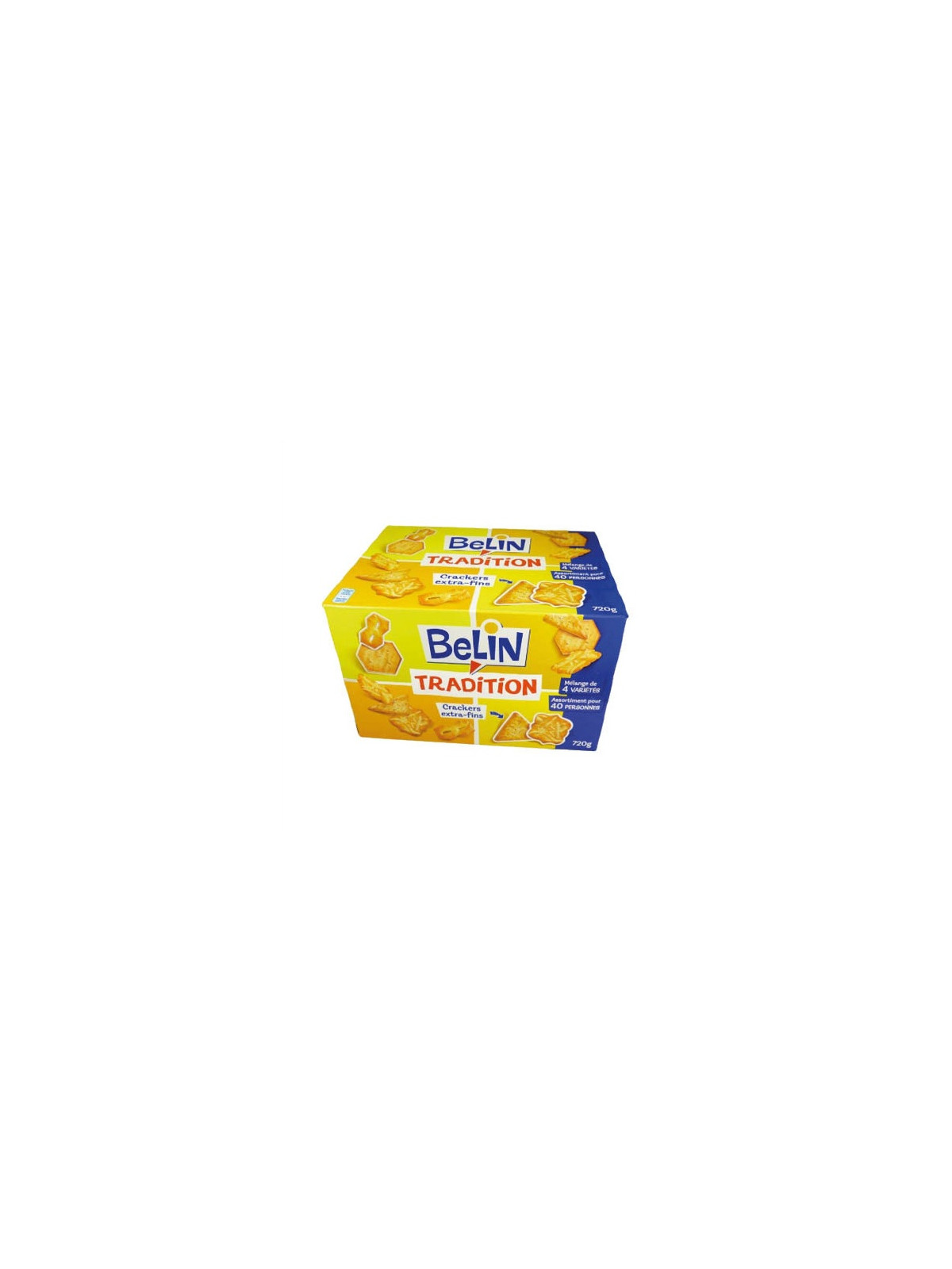 Biscuits Crackers Réception BELIN assortis - La boîte de 380g