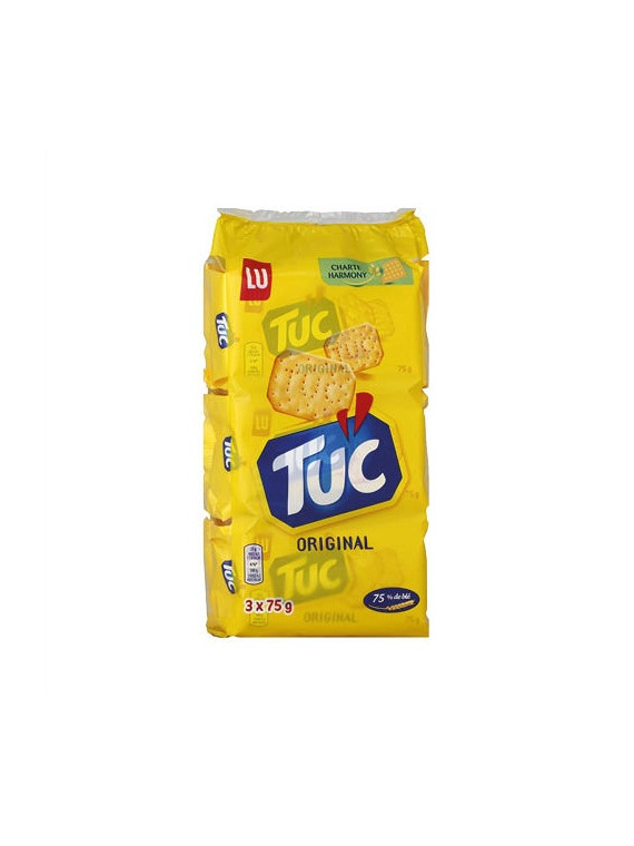 Biscuits apéritifs Original TUC - Les 3 étuis de 75g