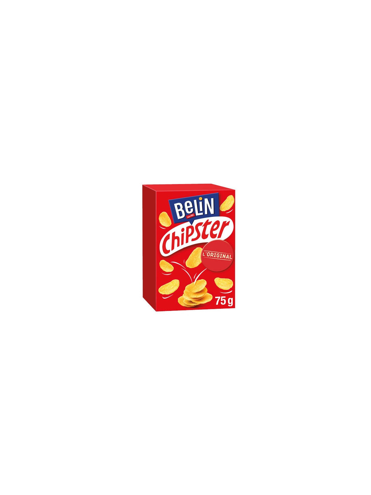 Biscuits apéritif Chipster l’Original BELIN - Les 3 étuis de 75g