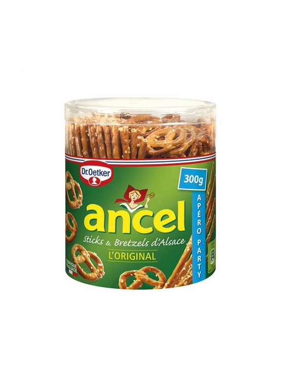 Biscuits apéritifs sticks & bretzels ANCEL - La boîte de 300g