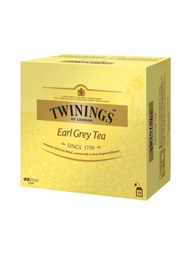 Thé Original Earl Grey TWININGS - La boîte de 50 sachets