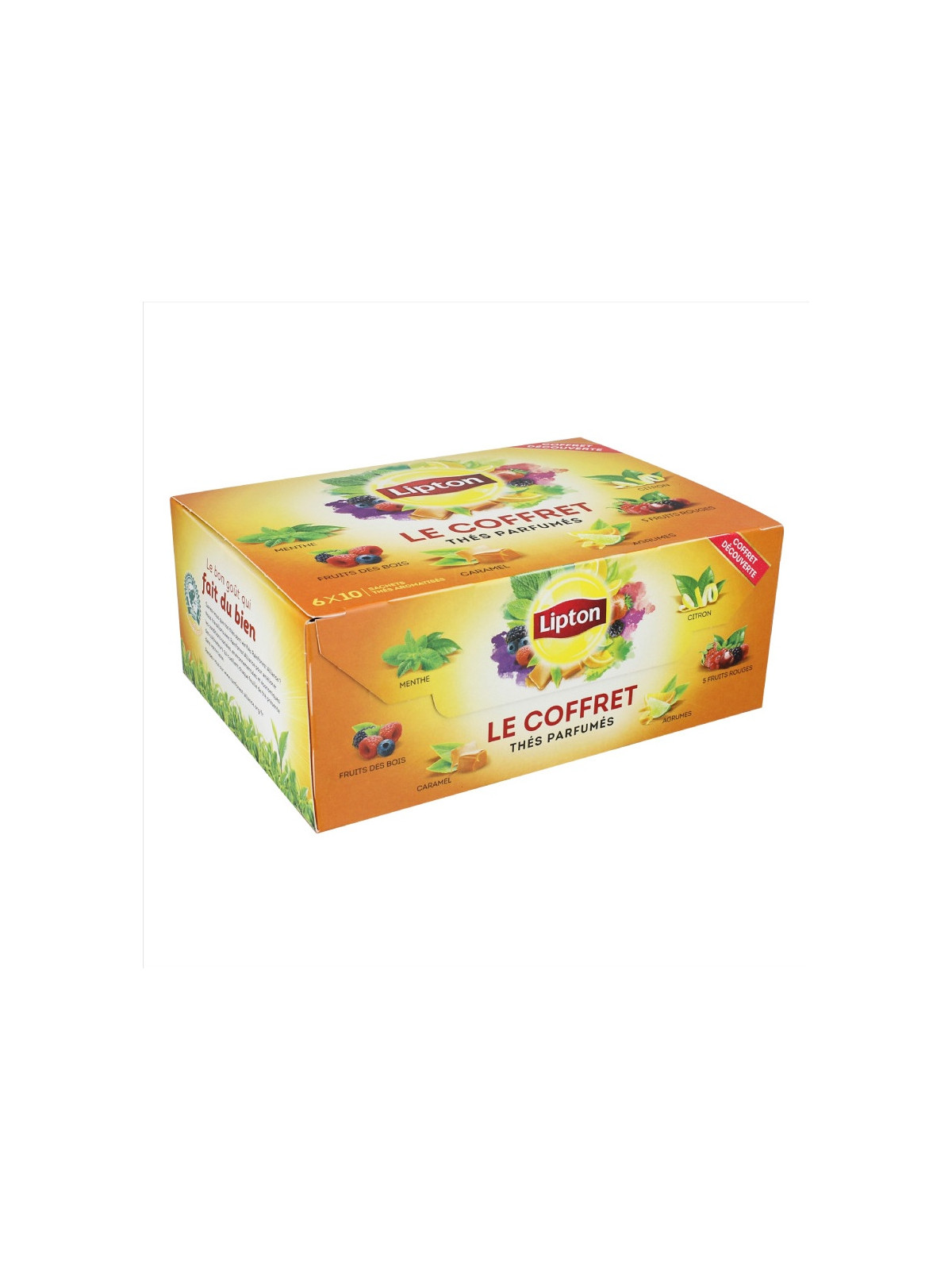 Coffret Thés parfumés LIPTON - La boîte de 50 sachets