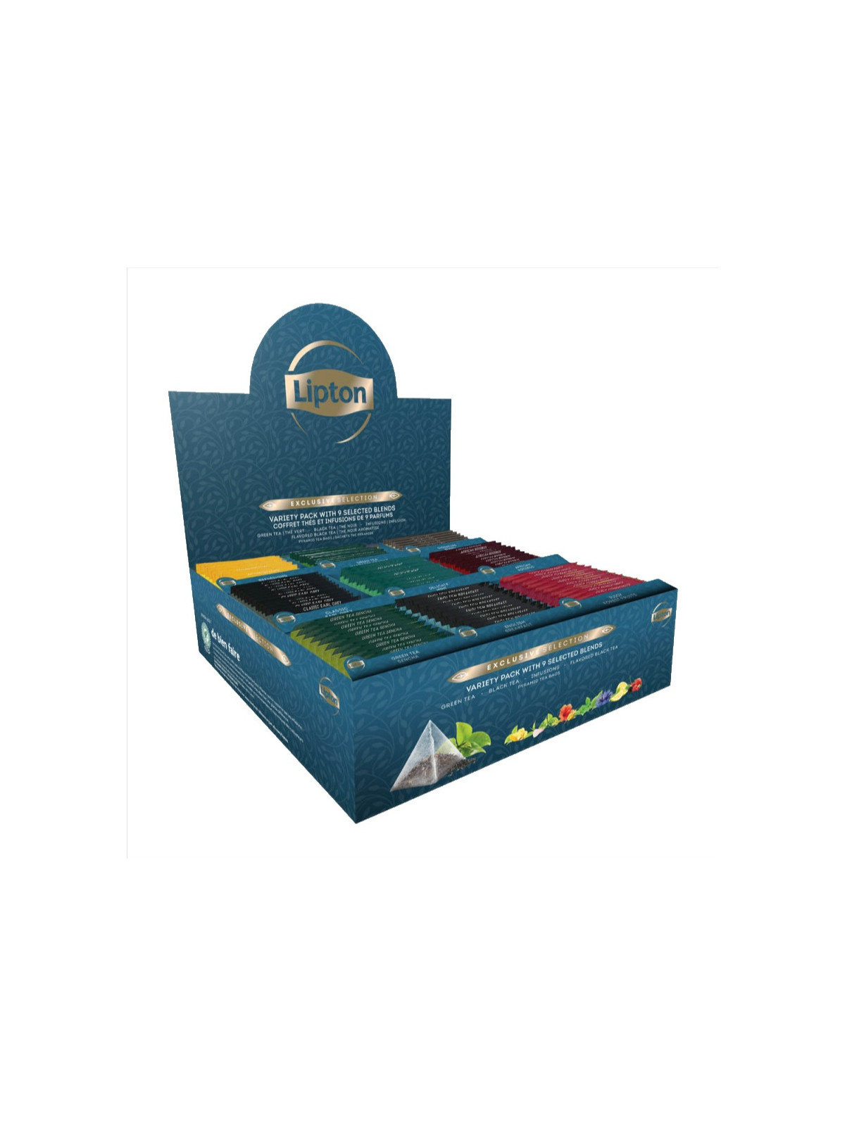 Coffret Thés & infusions LIPTON Exclusive Selection - Boîte de 108 sachets pyramide