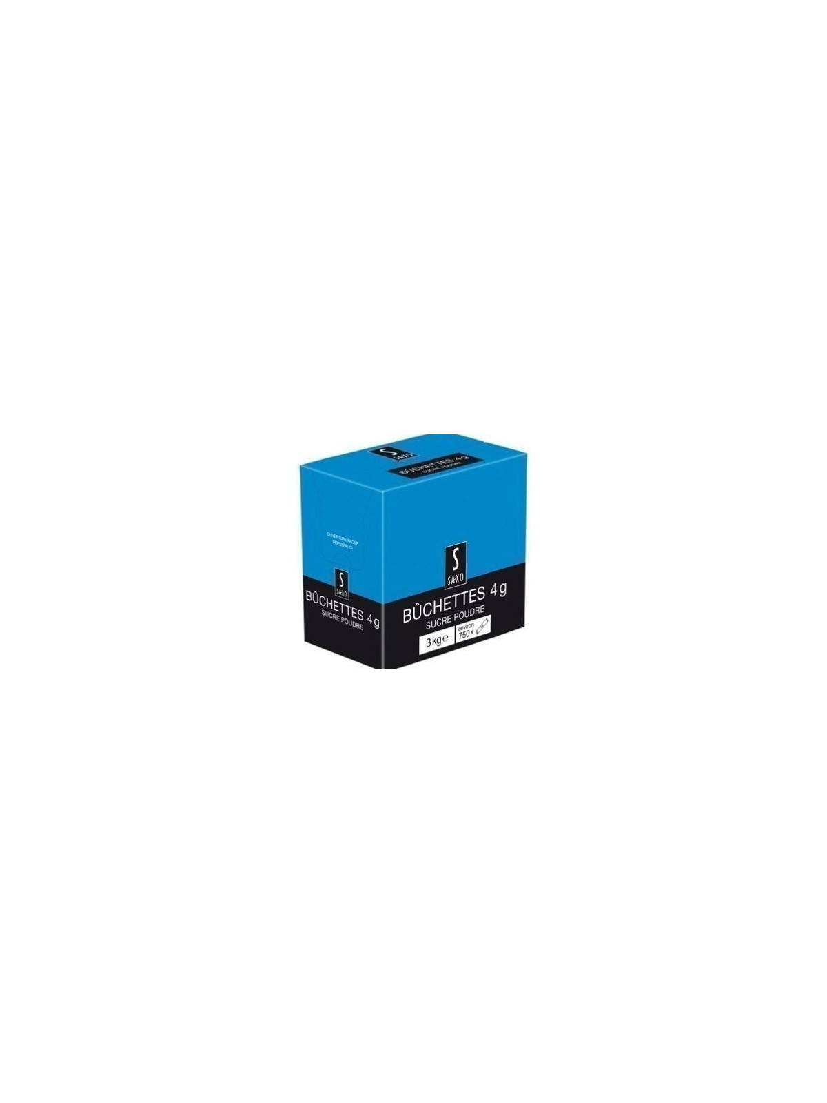 Sucre en buchette 4g - La boîte distributrice de 750 - 3kg
