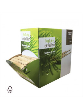 Agitateurs en bois 11 cm - Boîte distributrice - Lot de 5000 unités