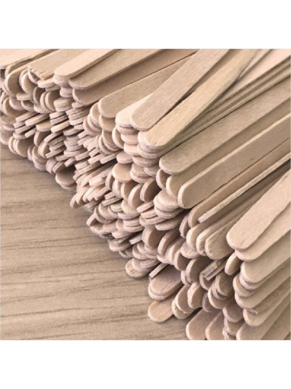 Agitateurs en bois 11 cm - Boîte distributrice - Lot de 5000 unités