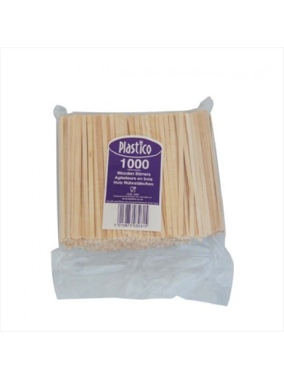 Agitateurs en bois 14 cm - Le paquet de 1000