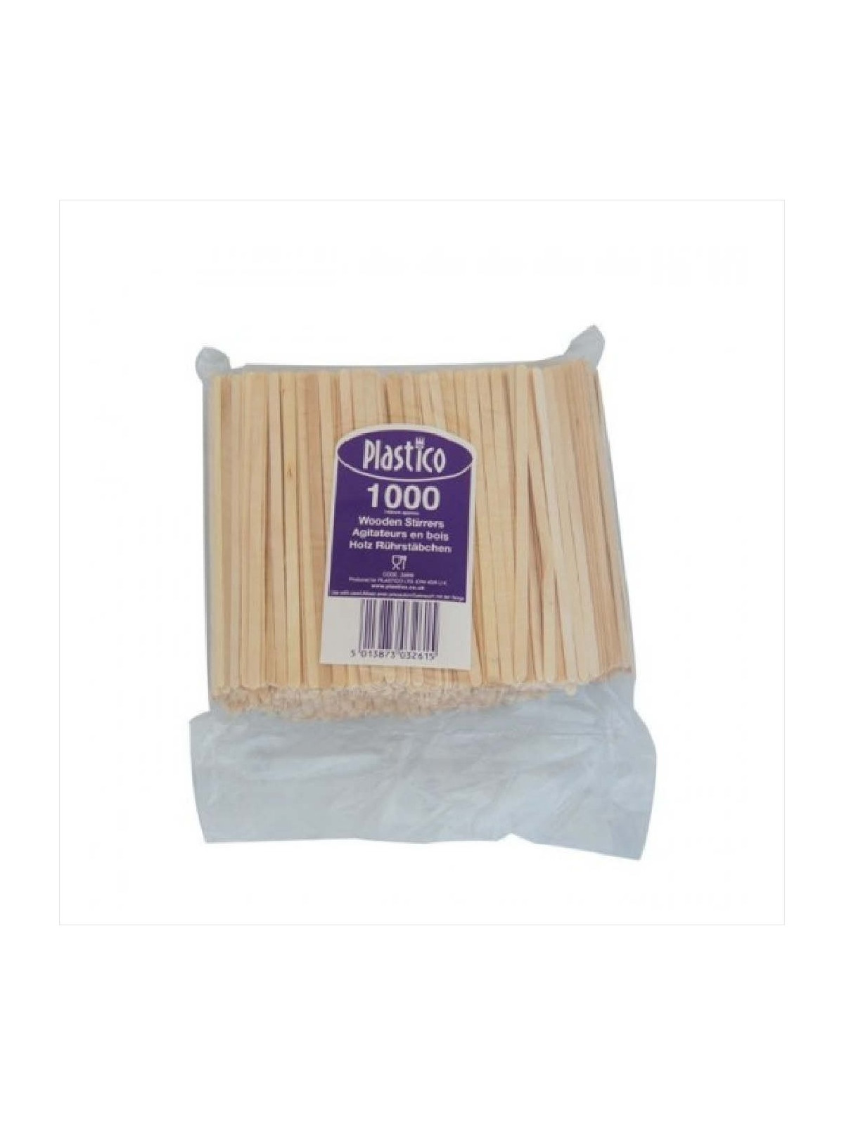 Agitateurs en bois 14 cm - Le paquet de 1000