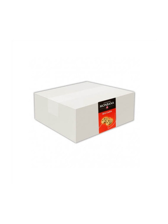 Mini cookies nougatine et pépite de chocolat Monbana 4g (sachet) - Le carton de 200