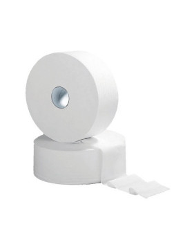 Bobine papier toilette Ecolabel Maxi Jumbo 380 m - Le lot de 6