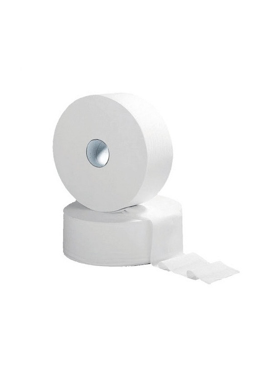 Bobine papier toilette Ecolabel Maxi Jumbo 380 m - Le lot de 6