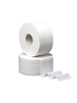 Bobine papier toilette Ecolabel Mini Jumbo 175 m - Le lot de 6