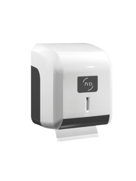 Distributeur papier toilette en feuille à feuille ABS blanc