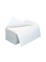 Distributeur papier toilette en feuille à feuille ABS blanc