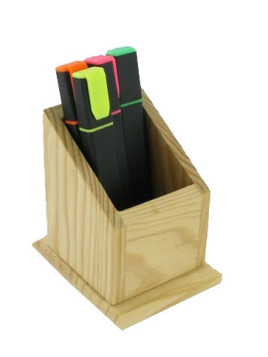 Pot à crayons en pin massif