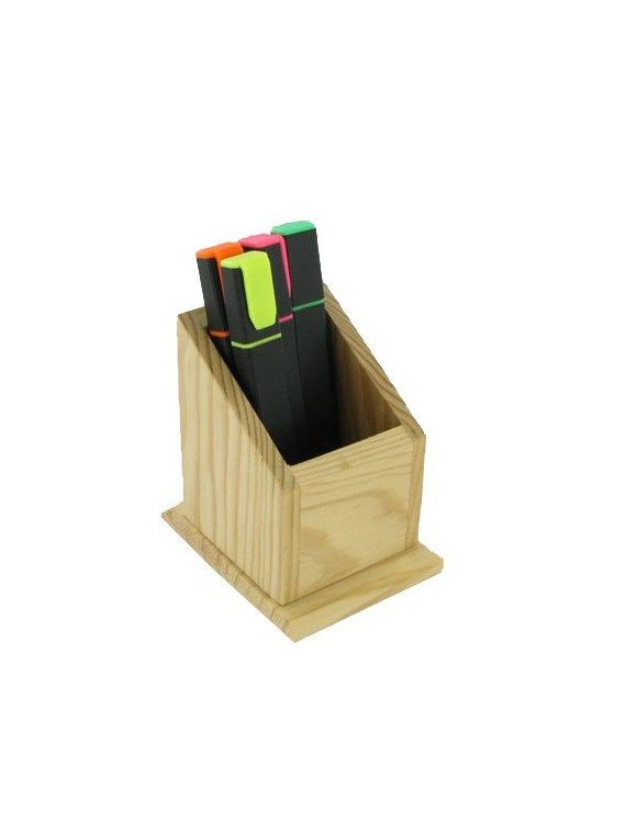 Pot à crayons en pin massif