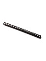 Baguettes à relier anneaux plastique 120 feuilles A4 Diam. 16 mm - La boîte de 100 Noir