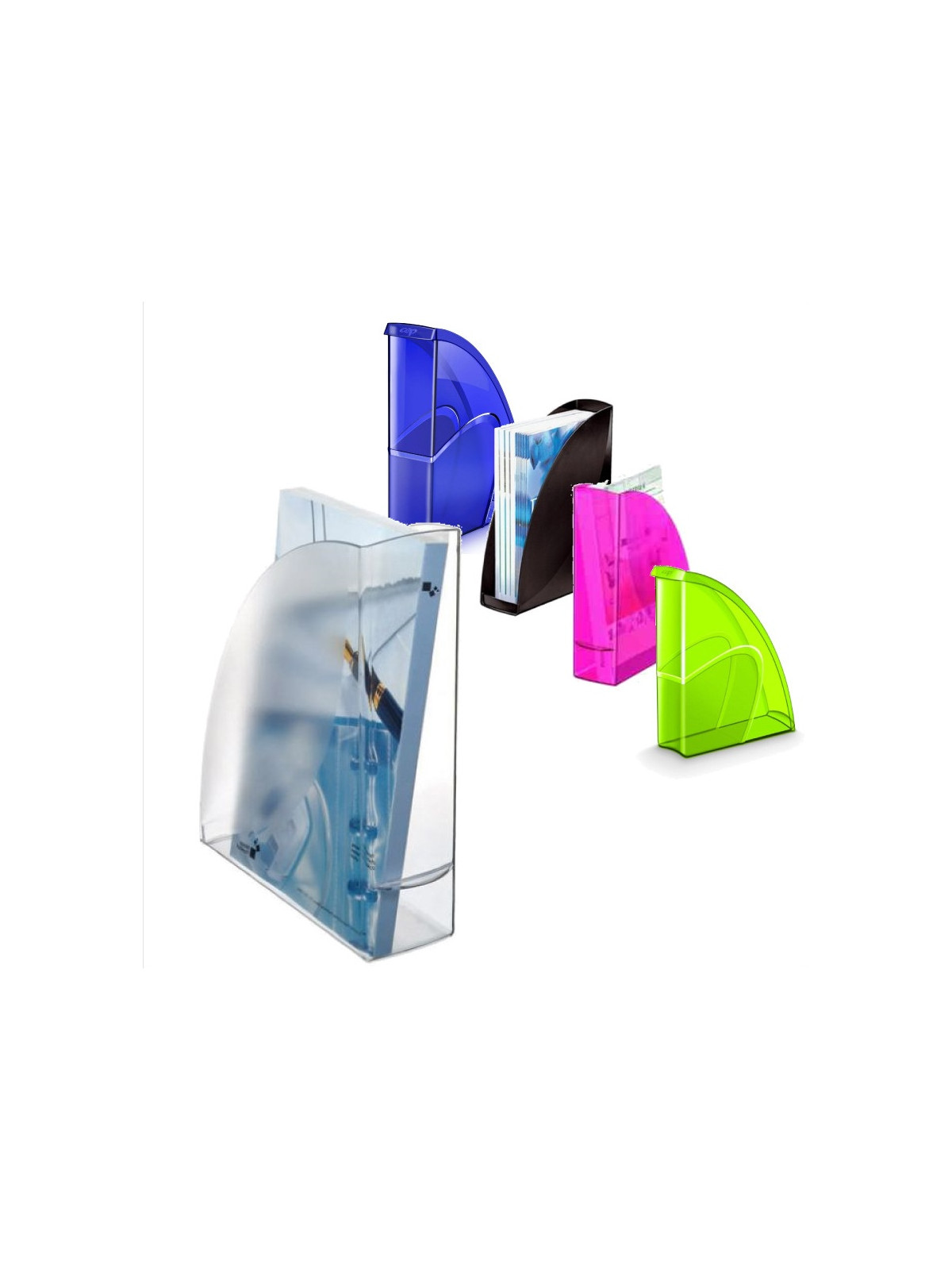 Porte-revues CEP Pro - Dos de 8 cm - A la couleur