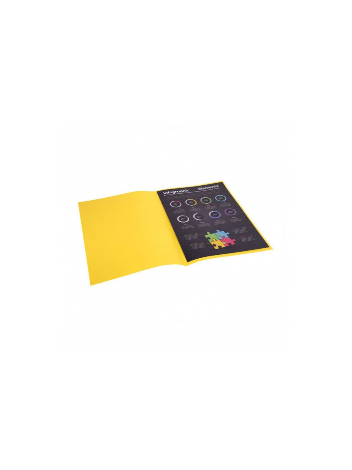 Sous-chemises vives Exacompta A4 80g - A la couleur - Le lot de 100