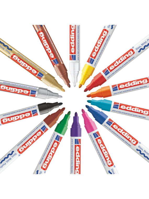 Marqueur peinture permanent Edding 750 - Pointe ogive