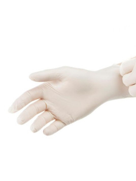 Gants latex naturels non poudrés - La boîte de 100 Taille XL/10