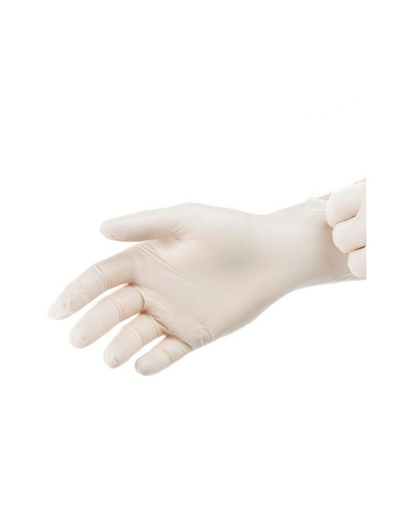 Gants latex naturels non poudrés - La boîte de 100 Taille XL/10