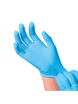 Gants nitrile non poudrés - La boîte de 100 Taille S/7