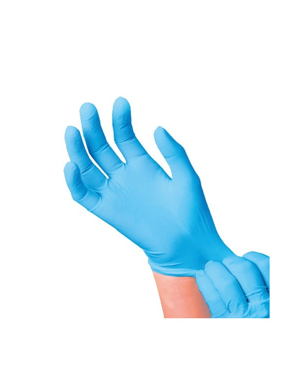 Gants nitrile non poudrés - La boîte de 100 Taille S/7