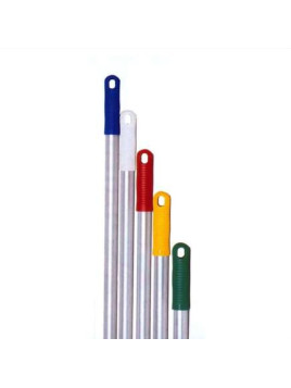 Manche aluminium 140 cm - Qualité alimentaire Blanc