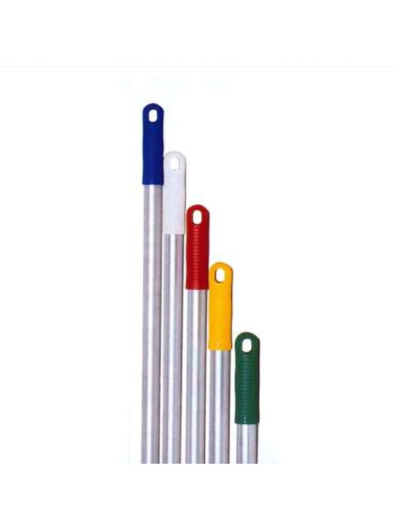 Manche aluminium 140 cm - Qualité alimentaire Blanc