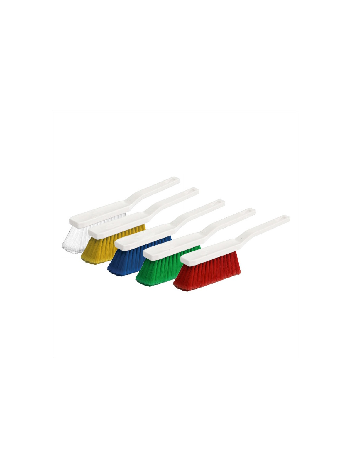 Balayette droite 29 cm - Qualité alimentaire Blanc
