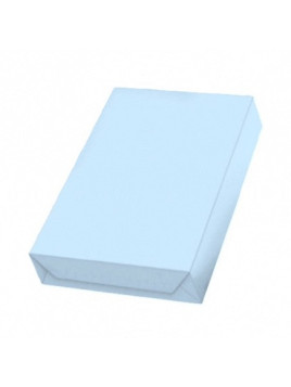 Papier couleur pastel A4 80g - la ramette de 500 feuilles - Bleu pastel