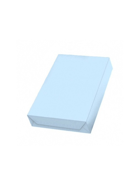 Papier couleur pastel A4 80g - la ramette de 500 feuilles - Bleu pastel