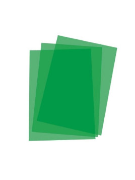 Couverture pour reliures A4 - PVC Cristal couleur - A la couleur - Le lot de 100