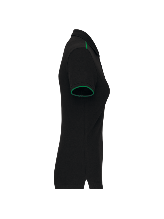 Polo Day To Day contrasté manches courtes femme