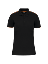 Polo Day To Day contrasté manches courtes femme