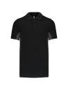 Polo piqué manches courtes bicolore homme