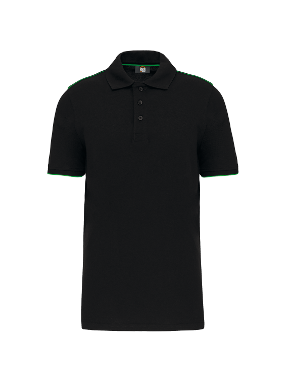Polo Day To Day contrasté manches courtes homme