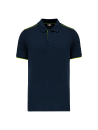 Polo Day To Day contrasté manches courtes homme
