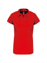 Polo sport manches courtes femme